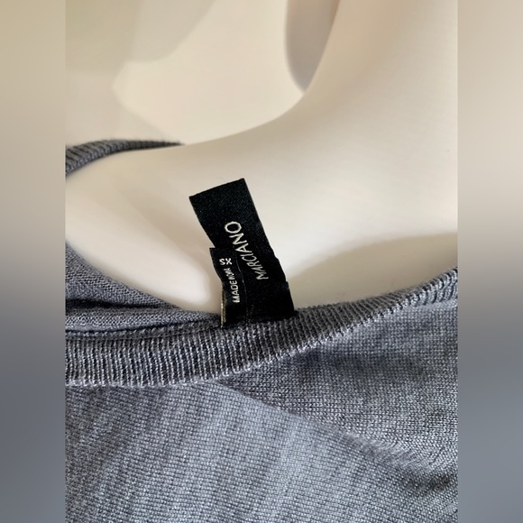 Marciano Cold Shoulder Sweater in Dusty Blue - Picture 4 of 4